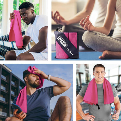 Schnelltrocknendes Microfaser Handtuch- Set für Reisen, Sport, Strand