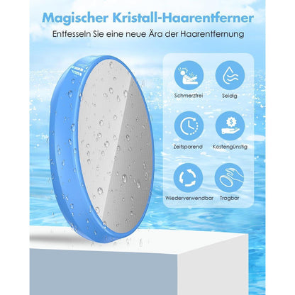 Nano Kristall Haarentferner Tragbar Schmerzfrei Blau