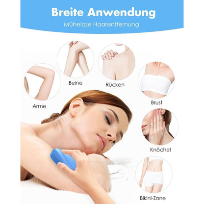 Nano Kristall Haarentferner Tragbar Schmerzfrei Blau