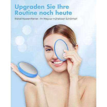 Nano Kristall Haarentferner Tragbar Schmerzfrei Blau