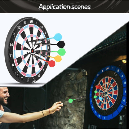 Dartschäfte und Flights 3er-Set Grün-2ba in Kristall