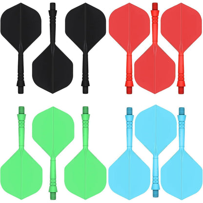 CyeeLife Dart Schäfte und Flights Set 12 Stück, Stabile
