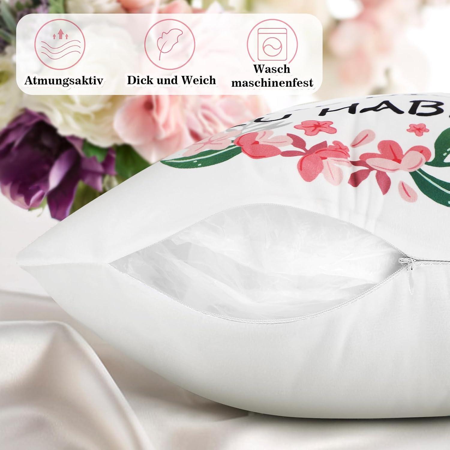 Personalisierter Mama Geschenk Kissenbezug 45x45cm