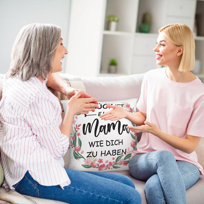 Personalisierter Mama Geschenk Kissenbezug 45x45cm