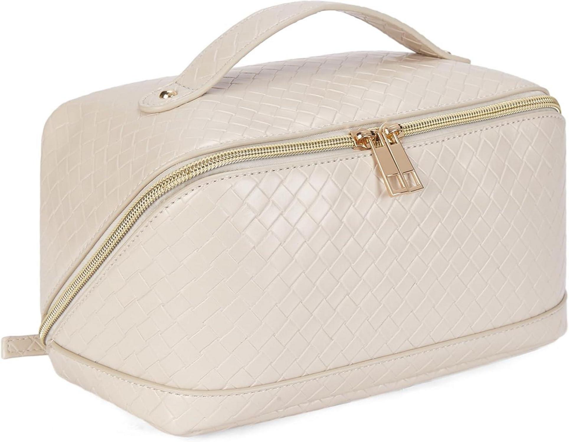 Kulturbeutel PU-Leder Reise-Kosmetiktasche Make-up Frauen Bag