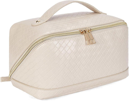 Kulturbeutel PU-Leder Reise-Kosmetiktasche Make-up Frauen Bag