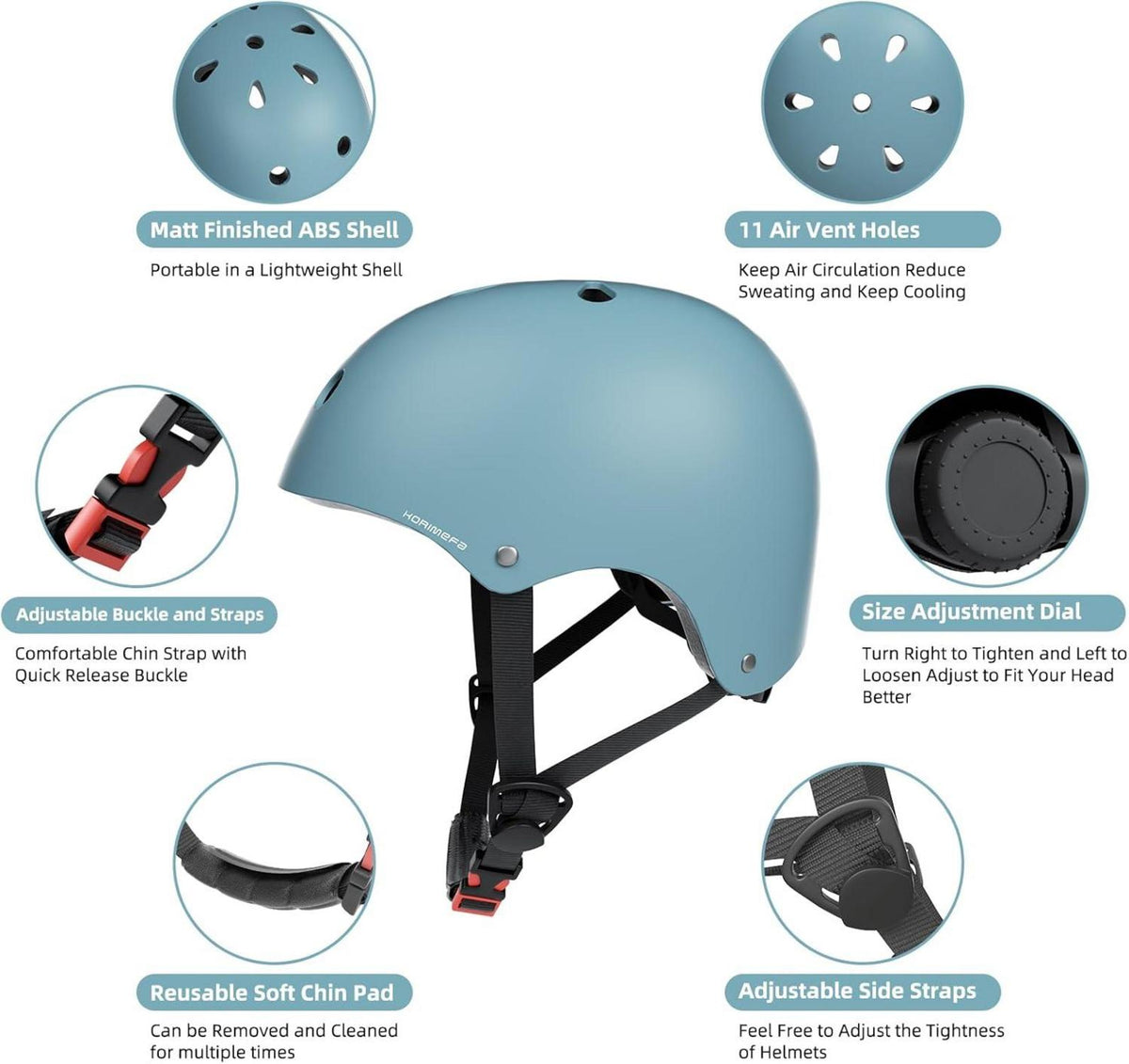Fahrradhelm Kinderhelm Skaterhelm verstellbar CE-Zertifizierung 3-13