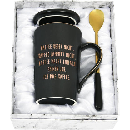 Joymaking Lustige Kaffee-Tasse Geschenk 400ml schwarz - mit