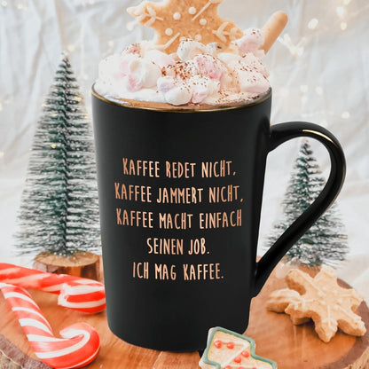 Joymaking Lustige Kaffee-Tasse Geschenk 400ml schwarz - mit