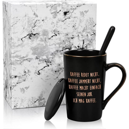 Joymaking Lustige Kaffee-Tasse Geschenk 400ml schwarz - mit