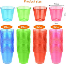 200er Set 30ml BPA-freie Plastik Schnapsgläser in