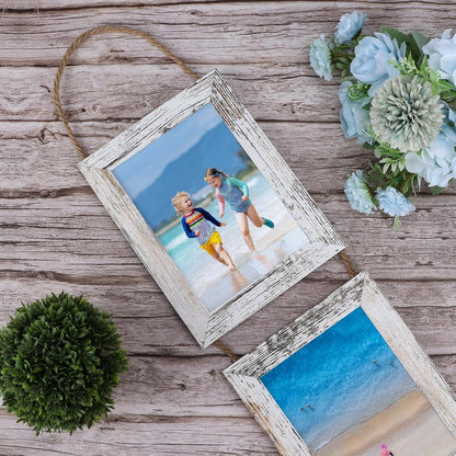 Bilderrahmen Collage Set 13x18cm Vintage-Weiß fotoframe