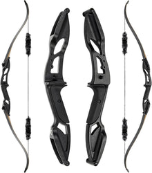 REAWOW45 Pfund Recurve Bogen Glasfaser Ahorn Bambus Bogenschießen Set