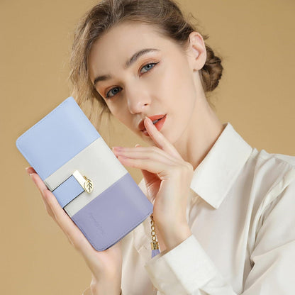 Damen Geldbörse RFID Schutz NFC Blocker Portmonee