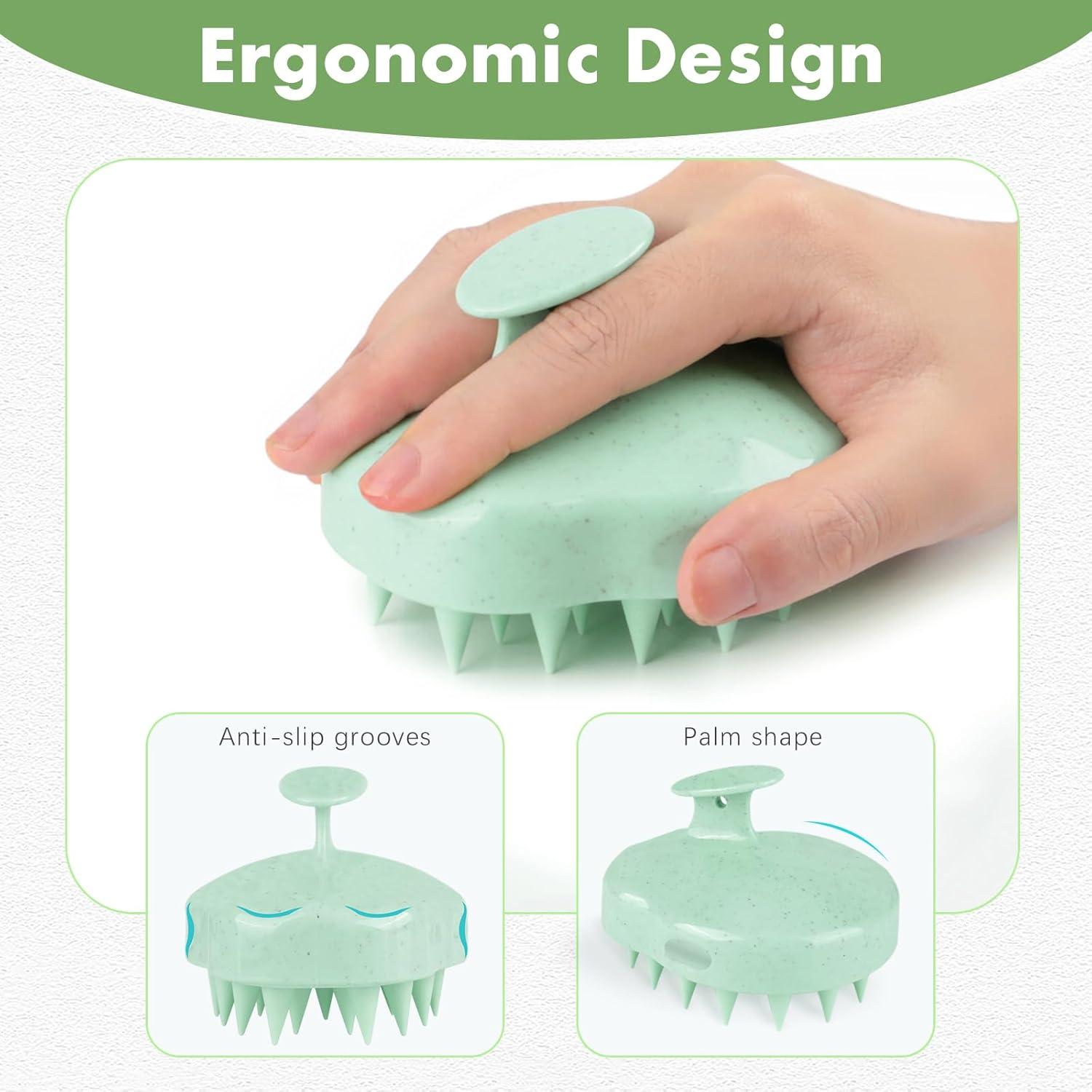 Kopfhaut Massagebürste Haarwäsche Haarwachstum Schuppen entfernen