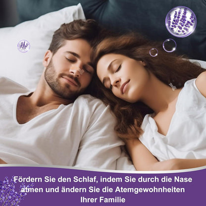 MYMYLIKE Nasenpflaster Lavendelgeschmack 60 Stk Besser Atmen Schnarchen Sport