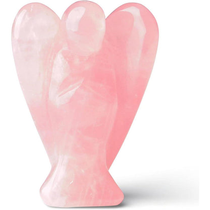 Engel Figur Rosenquarz Kristalle 50mm Natürliche Edelsteine