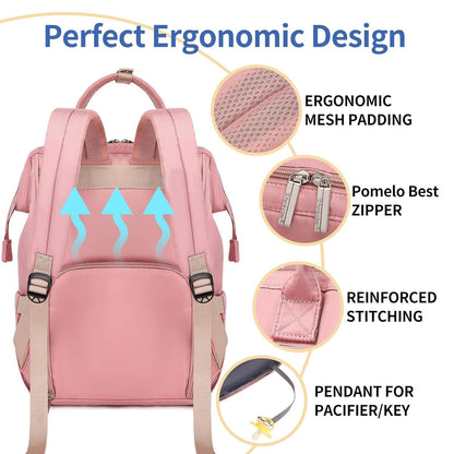 Wickelrucksack Babytasche Große Kapazität wasserdicht mit Wickelunterlage