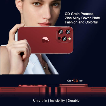 Kameraschutz iPhone 15 Pro Max Pro Zinklegierung Schutzglas