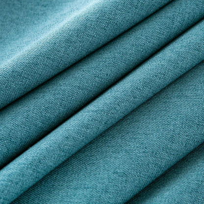 Runde Baumwollleinen Tischdecke 260 cm – Pfauenblau