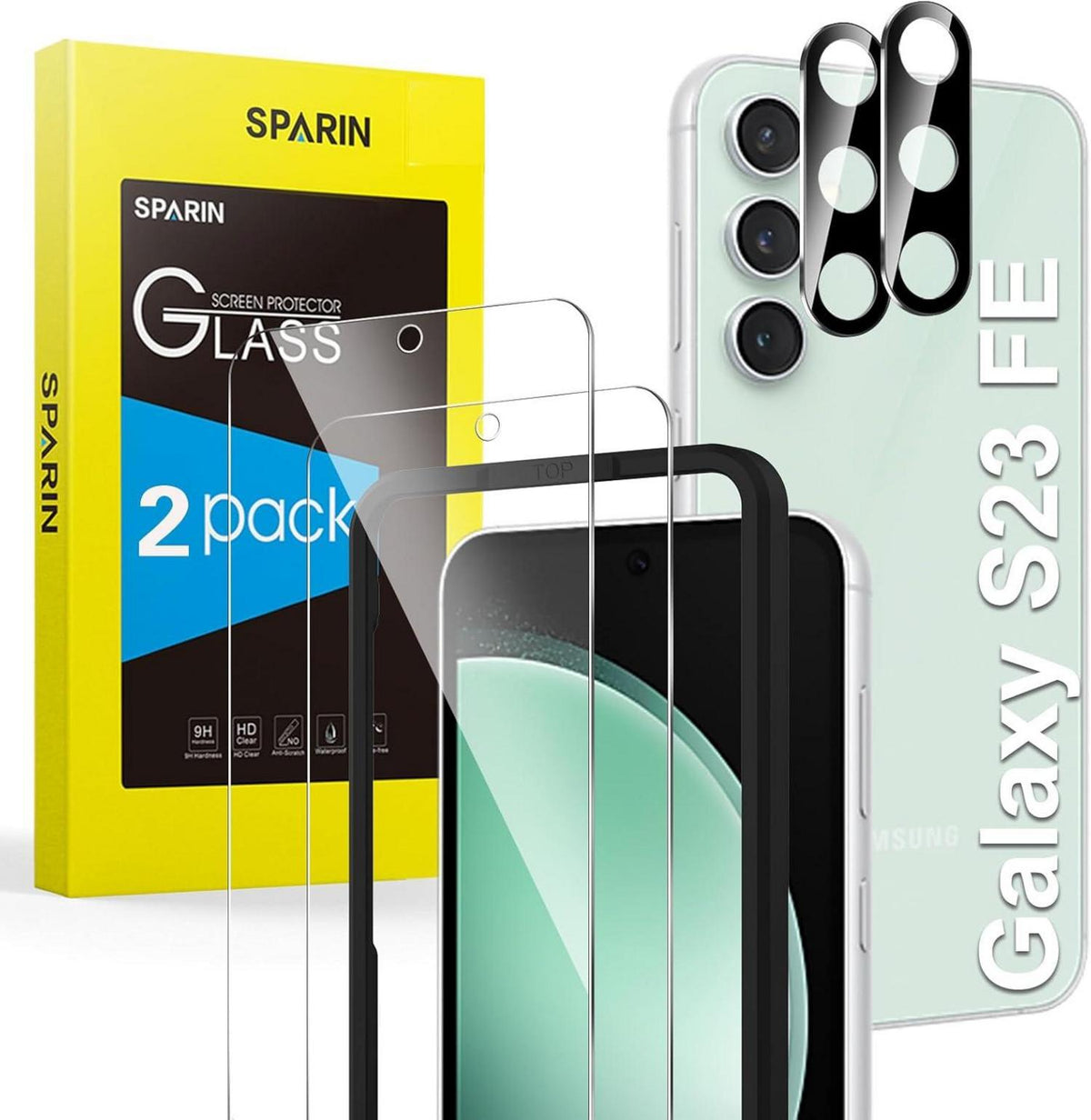 Panzer Schutzfolie für Samsung Galaxy S23 FE 5G - 2er Set
