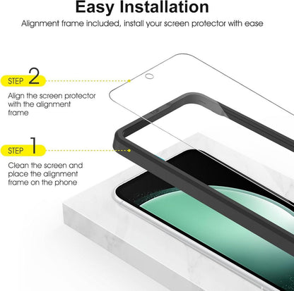 Samsung Galaxy S23 FE Panzer Schutzglas 2 Stück 9H HD-Klar
