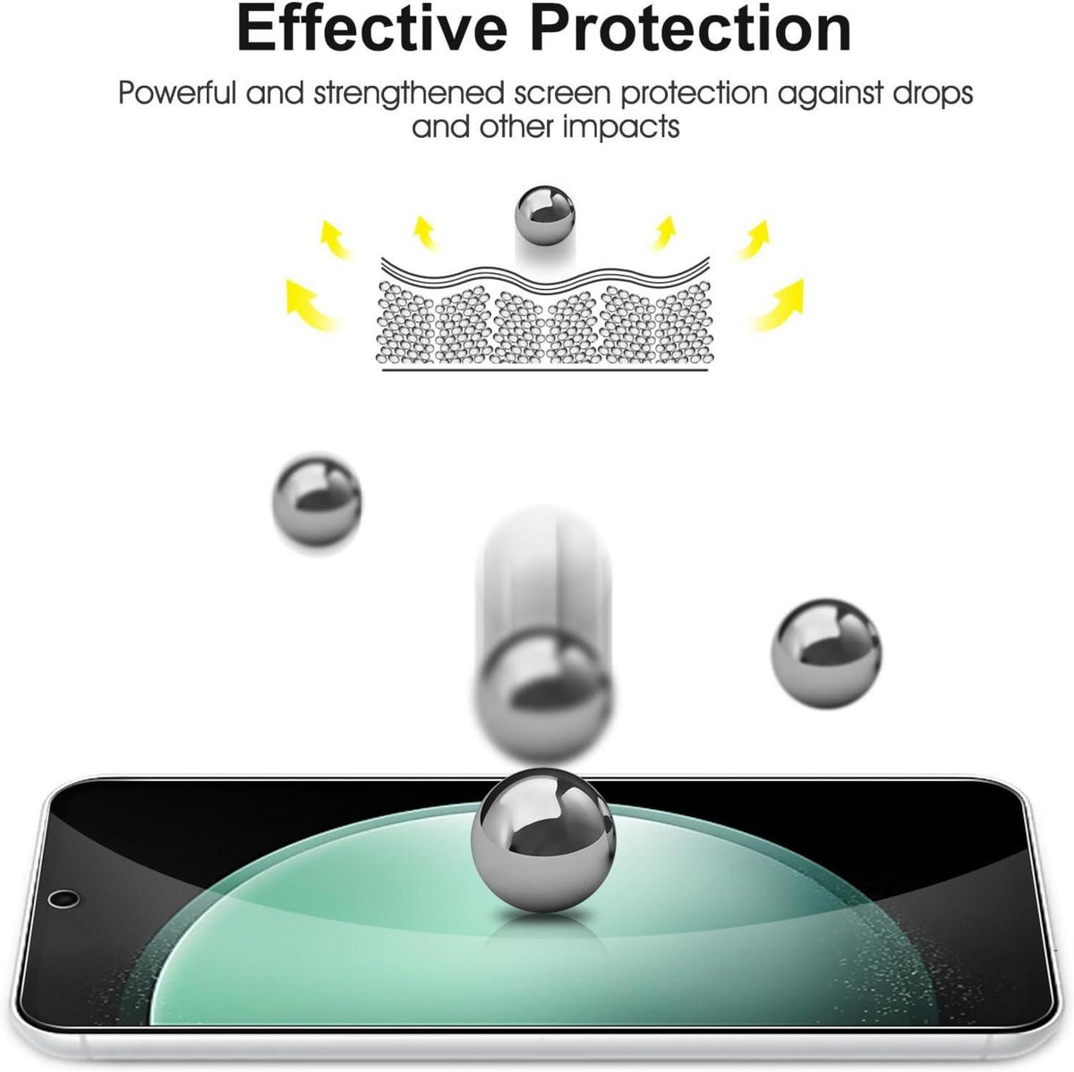Samsung Galaxy S23 FE Panzer Schutzglas 2 Stück 9H HD-Klar