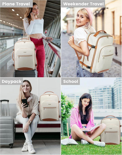 Handgepäck Rucksack 40L Damen Reiserucksack Laptop wasserdicht