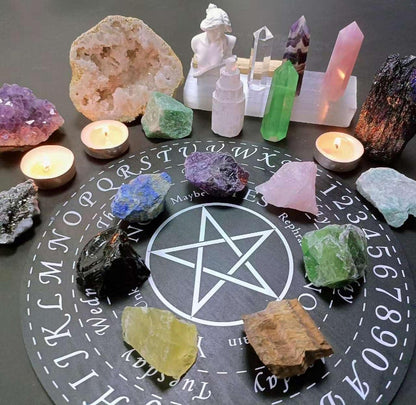 Tigerauge Rohsteine Premium Wassersteine Kristalle 4 Stück Set 4.5-5 cm