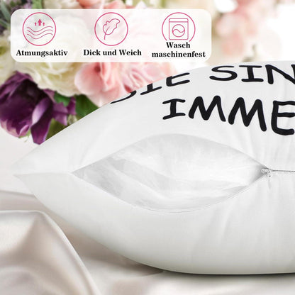 Beste Freundin Geschenk Kissenbezug 45x45cm Sisters Pillowcase