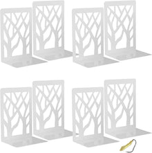 2x Mgood Metall Buchstütze weiß für Regal und Bücher