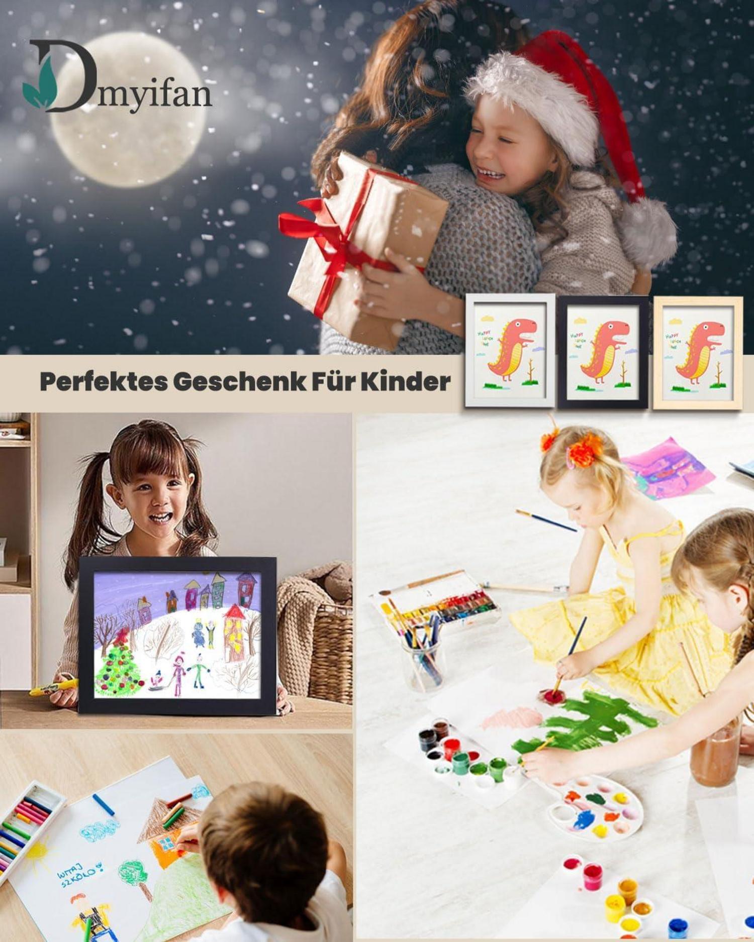 Bilderrahmen A4 für Kinderzeichnungen und Kunstwerke
