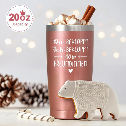 Livole Lustige Tasse Beste Freundin Geschenk 600ml
