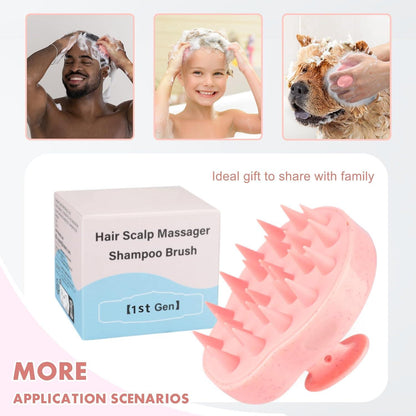 Kopfhaut Massagebürste Shampoo Bürste Haarwäsche Haarwachstum entfernen Schuppen