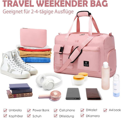Sporttasche Damen Herren, Reisetasche Weekender