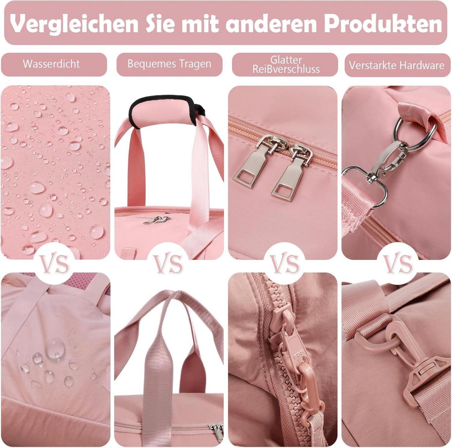 Sporttasche Damen Weekender Handgepäck Reisetasche Yoga Kliniktasche