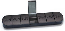 7 Tage Tablettenbox Medikamentenbox Pillendose Schwarz