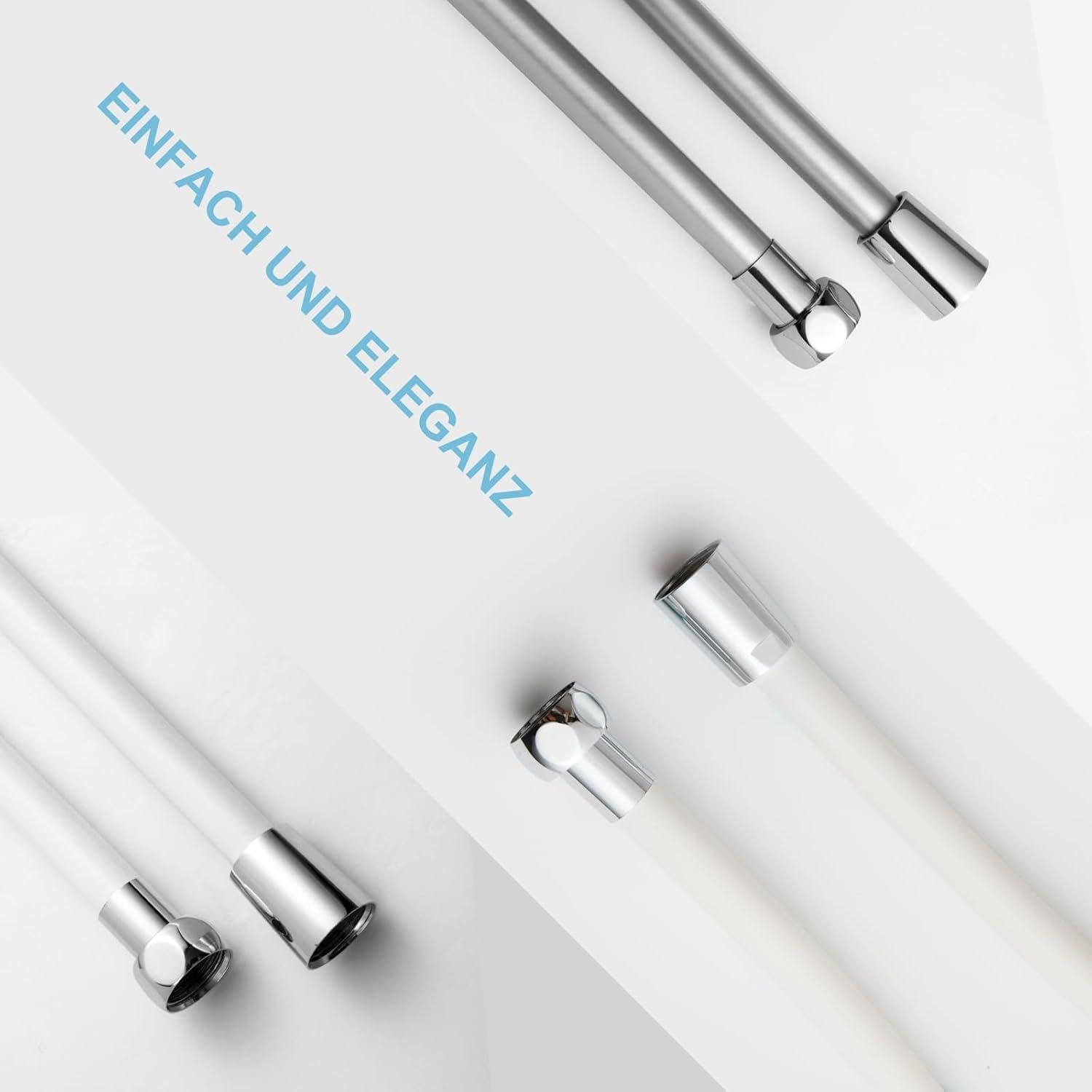 Duschschlauch 1,5m PVC Universal Brauseschlauch für Badarmaturen