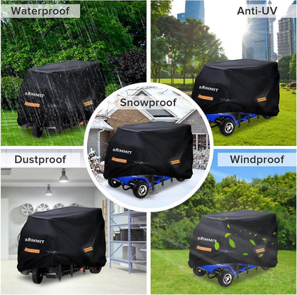 Elektromobil Abdeckhaube 420D Wasserdicht UV-beständig 2XL 175x63x119 cm