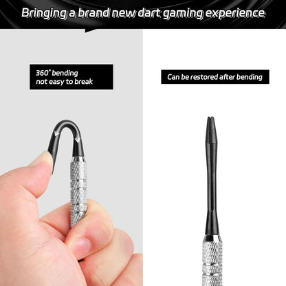 Dart-Schäfte CyeeLife Schwarz 15 Stück 2BA-Gewinde