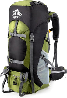 Night Cat Trekkingrucksack 90L Atmungsaktiv Camping Wanderrucksack