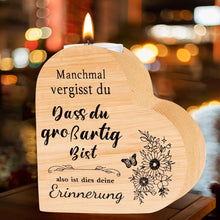 Herzform Kerzenständer Holz Herzförmiger Kerzenhalter Freundin
