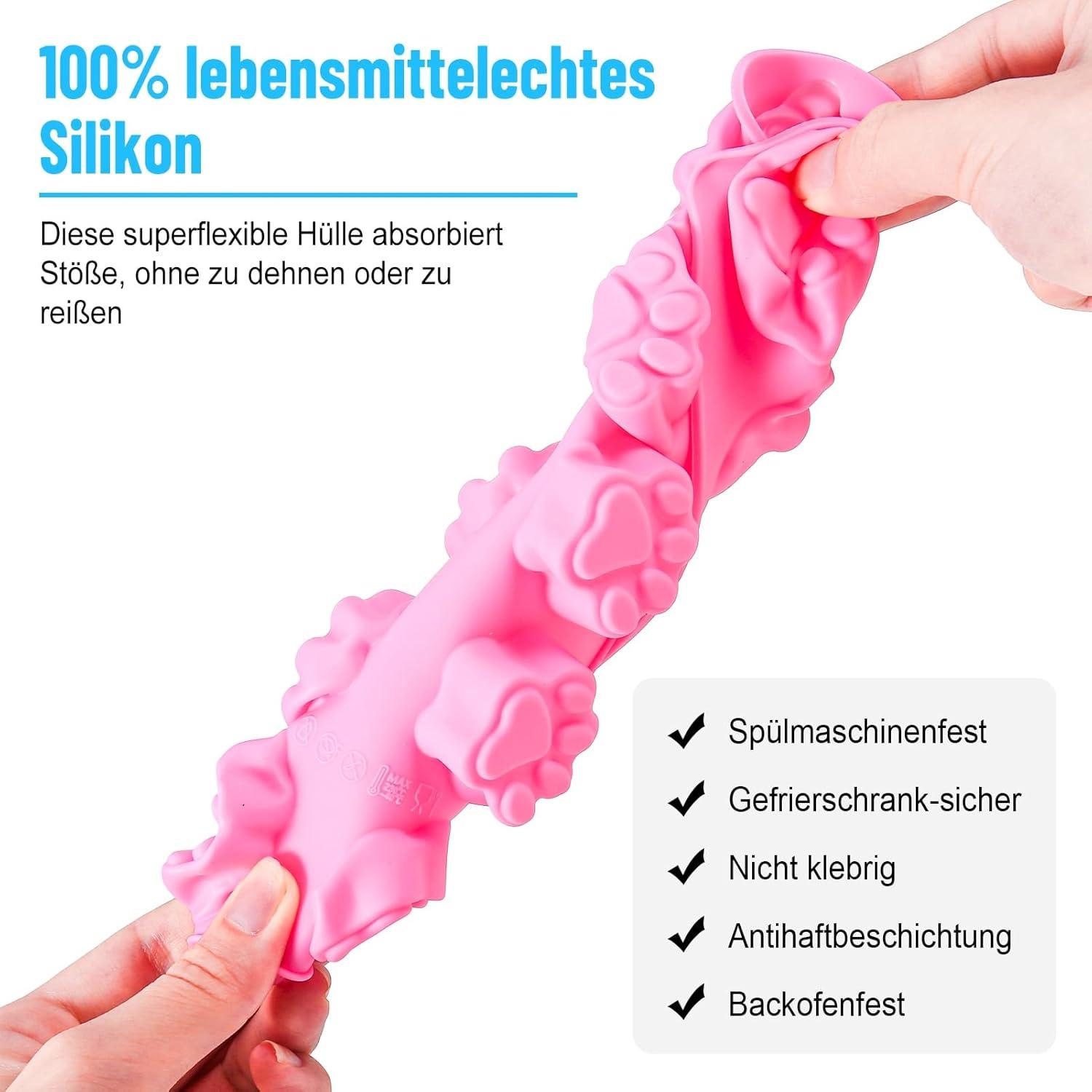 Backmatte Hundekekse Set 9-teilig Silikon Backform DIY Schokolade Kekse