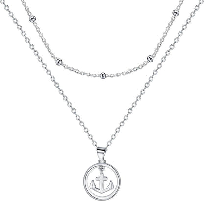 Anker Halskette 925 Silber Schmuck Mutter Frau Freundin