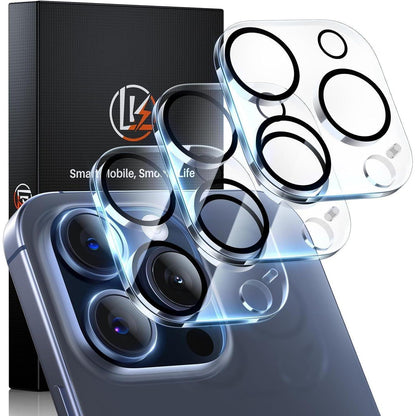 iPhone 15 Pro Max Kamera Panzer Schutzfolie 3er Pack 9H