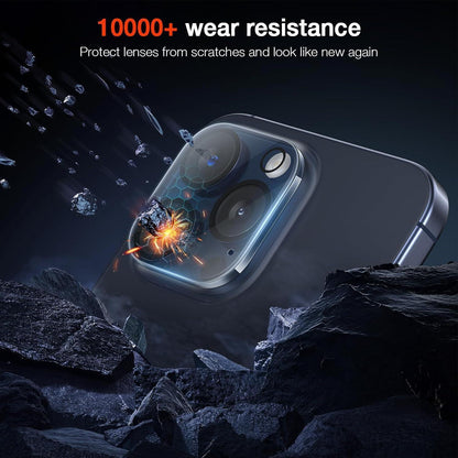 iPhone 15 Pro Max Kamera Panzer Schutzfolie 3er Pack 9H