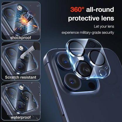 iPhone 15 Pro Max Kamera Panzer Schutzfolie 3er Pack 9H