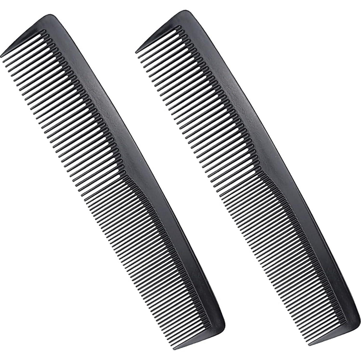 2 Stücke Hair Comb Set Styling Kamm 18.7cm Schwarz
