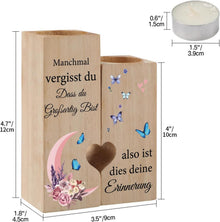 Herzförmiger Kerzenständer für Frauen Geburtstagsgeschenk