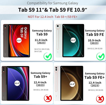 EasyAcc Samsung Galaxy Tab S9 FE 10.9/ S9 2023 11 Hülle